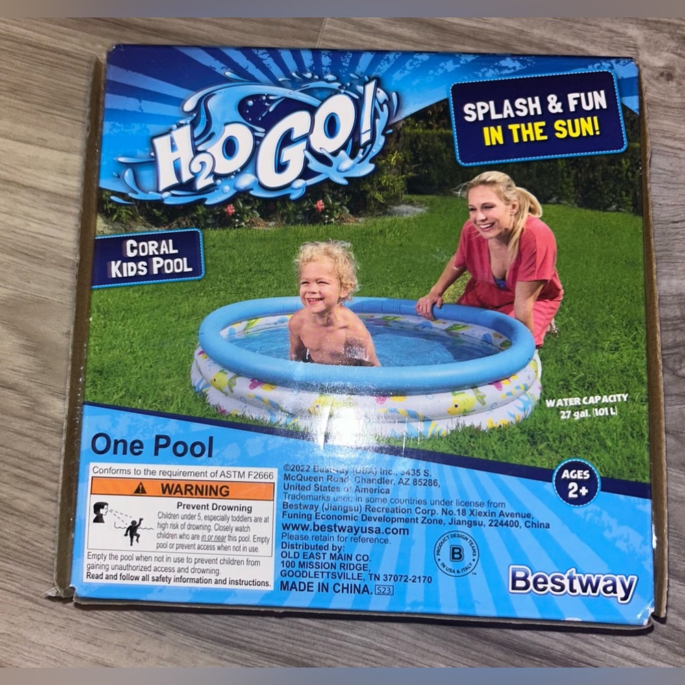 ❌SOLD❌Small Coral Kids Pool 🏊🏼‍♀️ - Picture 3 of 3